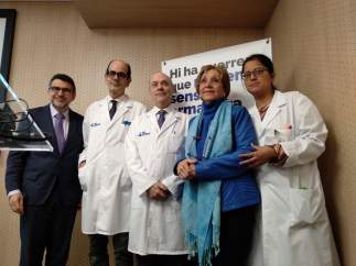 El Hospital Vall d'Hebron prueba una técnica pionera en tumor de páncreas.