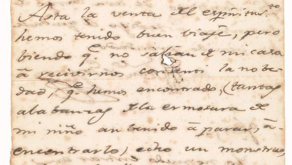 Carta de Goya a su amigo Zapater Carta de Goya a su amigo Zapater