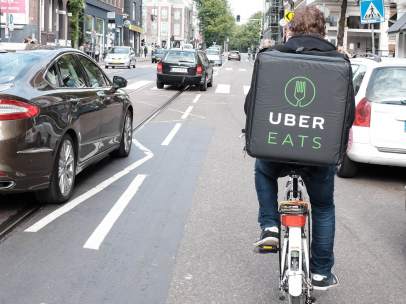 Repartidor de Uber Eats