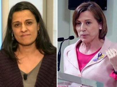Montaje de Anna Gabriel y Carme Forcadell