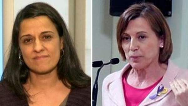 Montaje de Anna Gabriel y Carme Forcadell Montaje de Anna Gabriel y Carme Forcadell