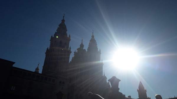 Día de sol en Santiago de Compostela Día de sol en Santiago de Compostela