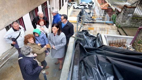 La alcaldesa, Gema Igual, visita las obras La alcaldesa, Gema Igual, visita las obras