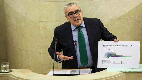 El portavoz parlamentario del PRC, Pedro Hernando El portavoz parlamentario del PRC, Pedro Hernando