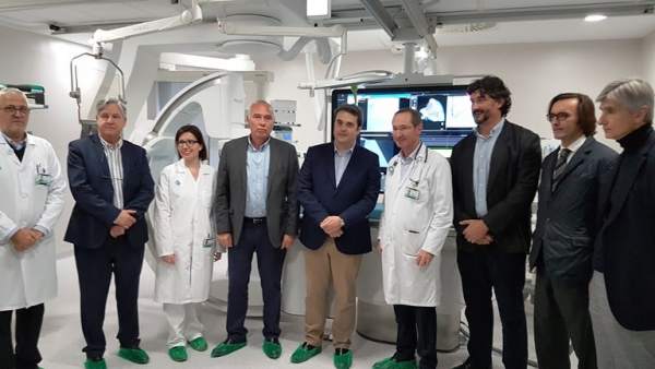 El dtor.Del CatSalut A.Comella en el Hosp.Joan XXIII El dtor.Del CatSalut A.Comella en el Hosp.Joan XXIII
