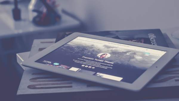 Tumblr en un iPad Tumblr en un iPad