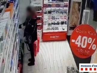 Imagen de uno de los robos en Les (Lleida)