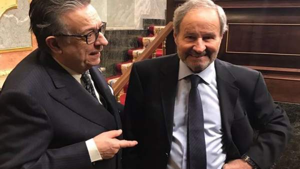 José Ignacio Llorens, con Miguel Herrero de Miñón el 6 de diciembre José Ignacio Llorens, con Miguel Herrero de Miñón el 6 de diciembre