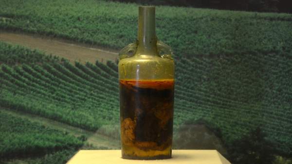 La botella de vino más antigua del mundo La botella de vino más antigua del mundo