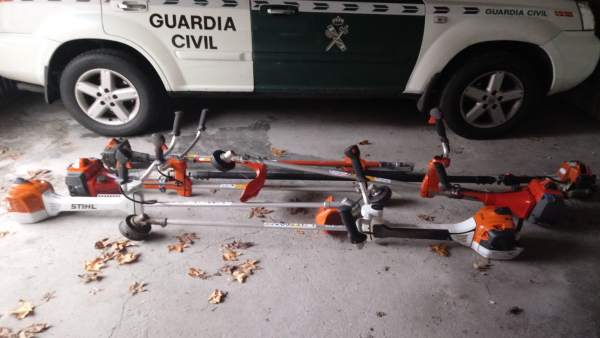 Desbrozadoras recuperadas en Ponte Caldelas Desbrozadoras recuperadas en Ponte Caldelas