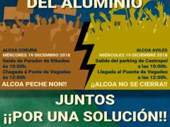 MARCHA POR LA INDUSTRIA DEL ALUMINIO