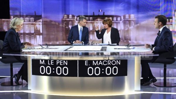 Le Pen y Macron Le Pen y Macron