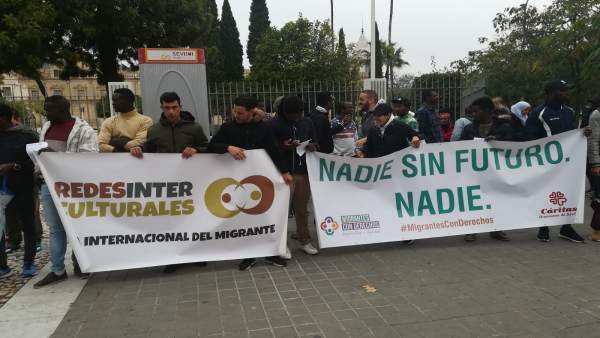 Manifestación en Sevilla por el Día de las Personas Migrantes Manifestación en Sevilla por el Día de las Personas Migrantes