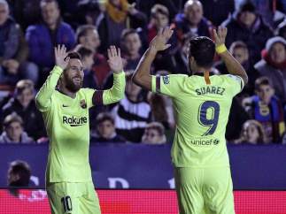 Messi y Suárez