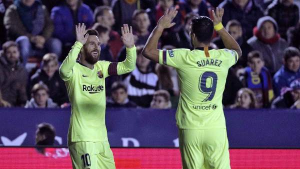 Messi y Suárez Messi y Suárez