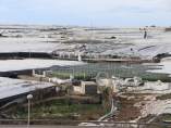 Invernaderos afectados por los tornados en El Ejido
