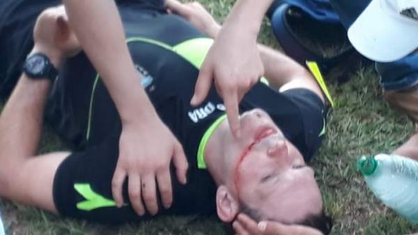 Árbitro argentino agredido Árbitro argentino agredido