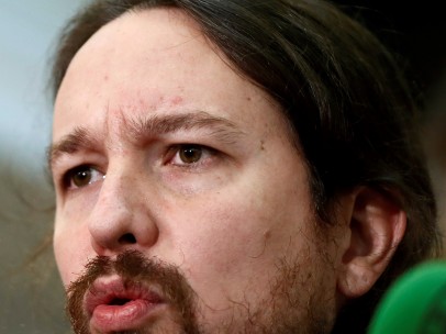Pablo Iglesias junto a Alberto Garzón
