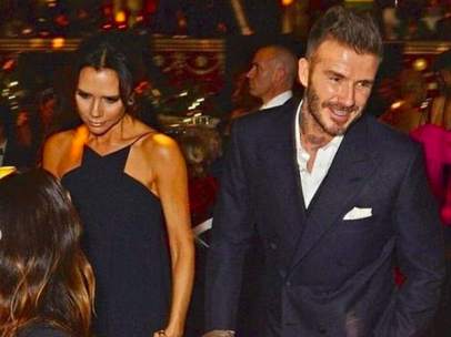 Victoria y David Beckham