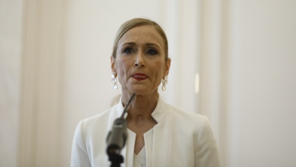 Rueda de prensa de Cristina Cifuentes en la que ha anunciado su dimisión Rueda de prensa de Cristina Cifuentes en la que ha anunciado su dimisión