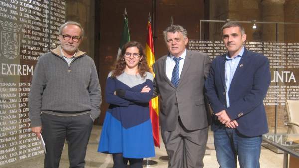 Sebastián Celestino, Esther Rodríguez, Jesús Alonso y Abel González Sebastián Celestino, Esther Rodríguez, Jesús Alonso y Abel González