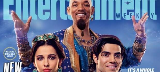 Portada de la revista con las primeras imágenes de la película de acción real de 'Aladdin'.
