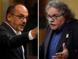 Campuzano (PDeCat) y Tardá (ERC)