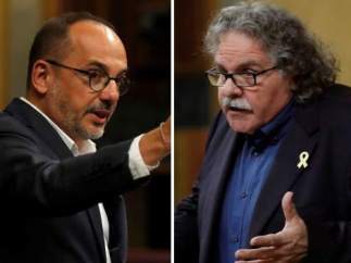 Campuzano (PDeCat) y Tardá (ERC)