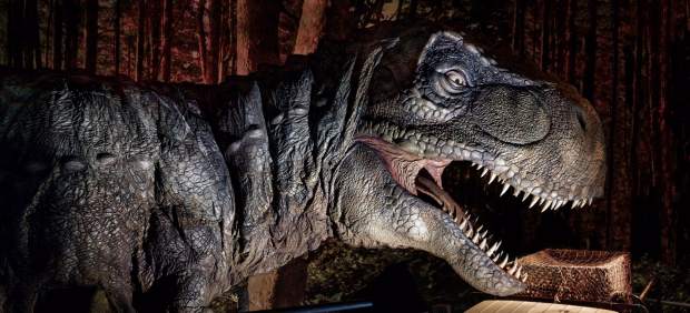 Un T-Rex en 'Jurassic World Exhibition'