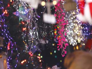 Adornos de Navidad, luces, iluminación, navidades