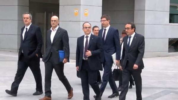 Turull, Forn, Rull y Sànchez. Turull, Forn, Rull y Sànchez.
