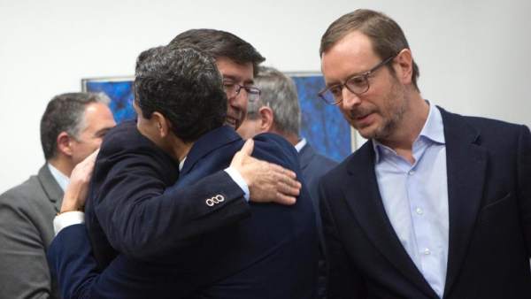 Juanma Moreno y Juan Marín Juanma Moreno y Juan Marín