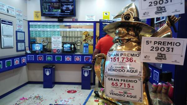 La adminitración el 'Mago de Oro' que da ha dado un quinto premio La adminitración el 'Mago de Oro' que da ha dado un quinto premio