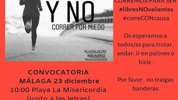 Cartel de 'Correr sin miedo y no correr por miedo' Cartel de 'Correr sin miedo y no correr por miedo'