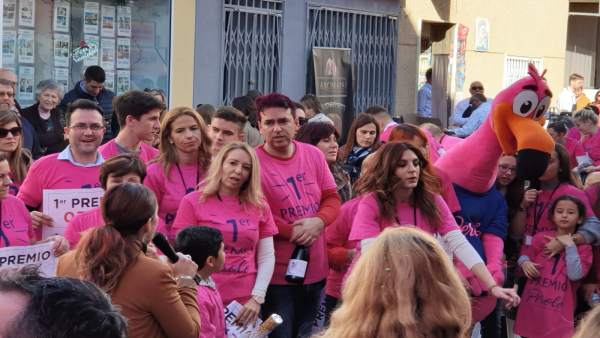 Imagen de los responsables de Loterías Perolo celebrando el Gordo Imagen de los responsables de Loterías Perolo celebrando el Gordo