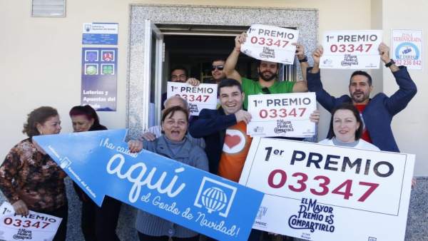 El premio 'Gordo' 2018 vendido en una administración de la capital El premio 'Gordo' 2018 vendido en una administración de la capital