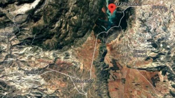 Zona en la que ha sido rescatado el montañero de Pozo Alcón Zona en la que ha sido rescatado el montañero de Pozo Alcón