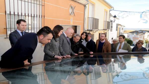 Inauguración de la nueva calle Rafael de Lara de Monturque Inauguración de la nueva calle Rafael de Lara de Monturque