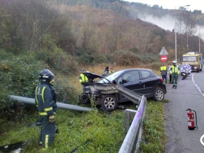 Accidente de tráfico en Asturias