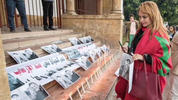 Homenaje a las turistas asesinadas en Marruecos Homenaje a las turistas asesinadas en Marruecos