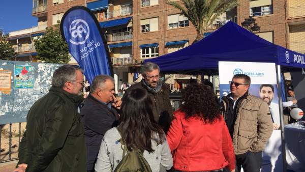 Imagen de la visita de Víctor Martínez a Totana Imagen de la visita de Víctor Martínez a Totana
