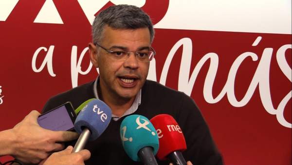 Juan Antonio González en declaraciones a los medios este miércoles Juan Antonio González en declaraciones a los medios este miércoles