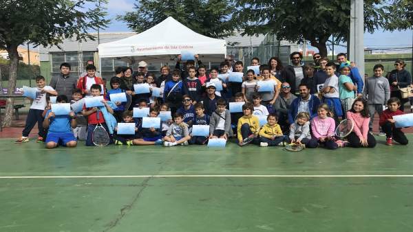 Participantes en la modalidad de tenis. Participantes en la modalidad de tenis.