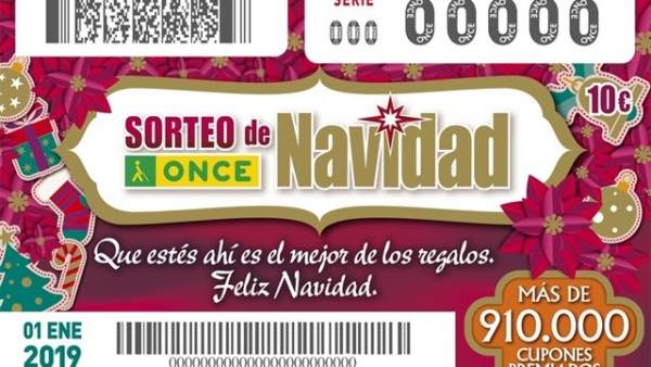 Cupón del Sorteo de Navidad de la ONCE Cupón del Sorteo de Navidad de la ONCE