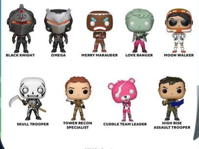 fortnite se suma a la moda de las figuras funko pop y lanza su propia coleccion - funko pop fortnite deriva y ragnarok