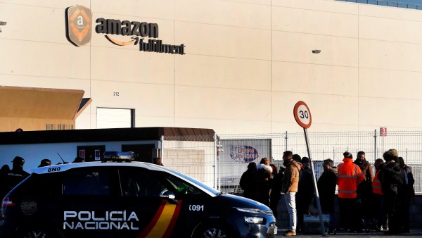 Huelga de los trabajadores de Amazon en plena campaña de Reyes. Huelga de los trabajadores de Amazon en plena campaña de Reyes.