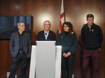 Jordi Coronas, Xavier Trias, Montse Benedi y Jordi Martí.