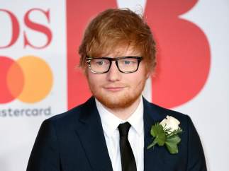 Ed Sheeran durante los 'Brit Awards 2018'
