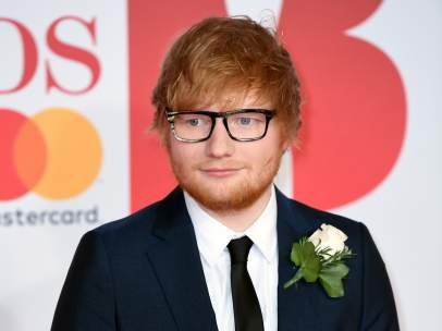 Ed Sheeran durante los 'Brit Awards 2018'