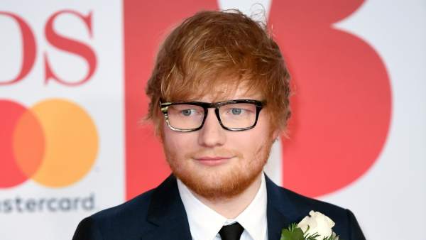 Ed Sheeran durante los 'Brit Awards 2018' Ed Sheeran durante los 'Brit Awards 2018'